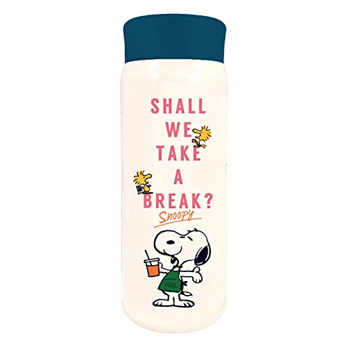 スヌーピー/ステンレスボトル(M)/480ml/ネイビー(SLC-2900)/STAINLESS SERIES CAFE(takuhai)