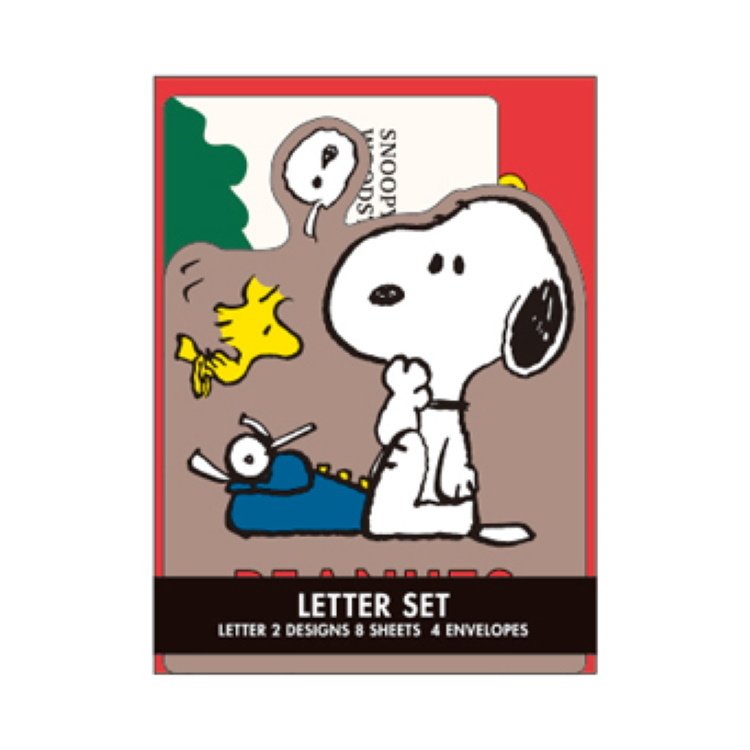 ●スヌーピー/ダイカットカードレター(PA21-13)/スクエア(mail 190)