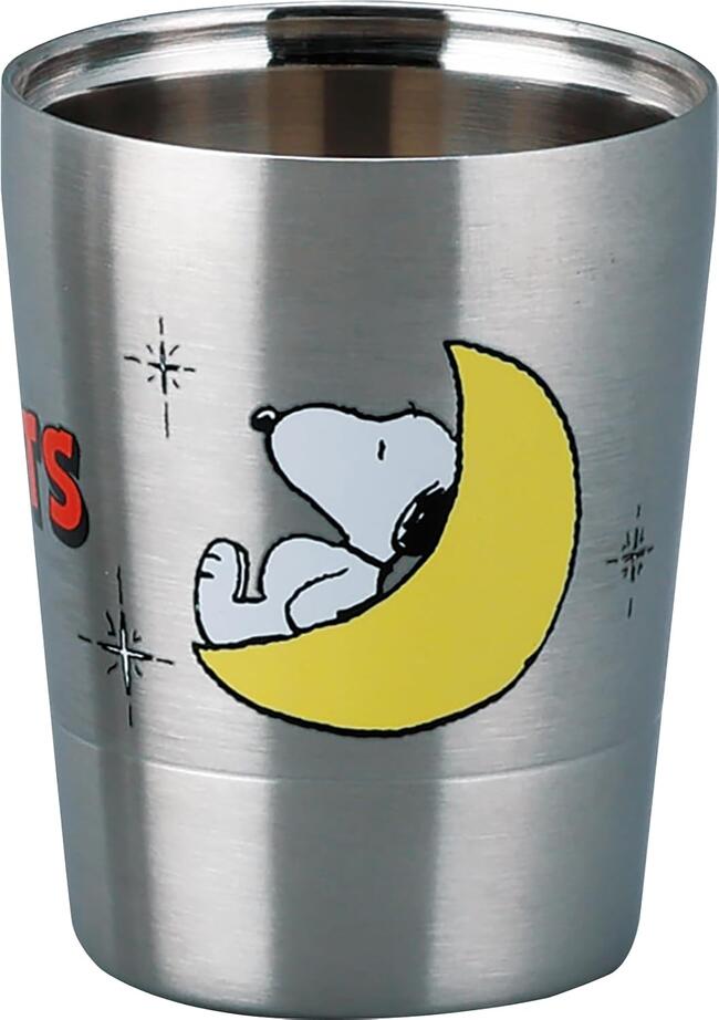 □●スヌーピー/二重タンブラーS(ムーン)(SN1802-864)(220221)/260ml/PEANUTS/山加商店/新製品(takuhai)(3)