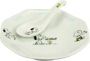 □●スヌーピー/レンゲ付チャーハン皿セット(リング)(SN1002-334S)(219300)/PEANUTS/山加商店/新製品(takuhai)