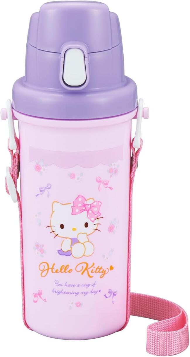サイズ　径85×100×H227mm 容量　600ml 素材　本体・フード・フタ：ポリプロピレン 　　　プッシュボタン・吊り具：ポリアセタール 　　　フタパッキン・フードパッキン：シリコンゴム 　　　スプリング・ビス・ビン：ステンレス鋼 日本製 ★ワンタッチオープン ★飲み口が広く飲みやすい ★広口で洗いやすい ★抗菌加工部分：本体・フタ・フード メール便(定形外郵便)にて450円でお送りできます メール便(定形外郵便)に問い合わせ番号はありません (日時指定ご希望のお客様は宅配便送料別での配送となります)