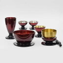 【ポイント5倍 5/9〜5/16 マラソン】仏具 セット このは (大) 6点セット ワインレッド 香炉 花立 火立 仏器 茶湯器 りん 現代仏具 モダン仏具 ...