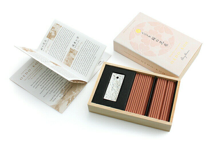 【ポイント10倍 2/19〜2/23 マラソン】お香 日本香堂 大江戸香 桜の花衣 (さくらのはなごろも) 60本入り ルームインセンス 御香