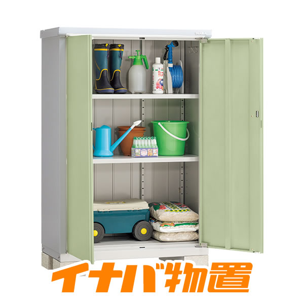 樂天商城 - イナバ物置　アイビーストッカーBJX-115D全面棚タイプ【関東・新潟・長野・富山限定販売】【お客様組立商品】