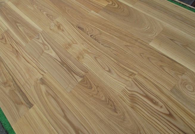 Floor Materials - 【大型宅配便のため送料無料適用対象外】タモ無垢ワイドフローリング　自然オイル塗装1820×15×120ミリ　7枚入　ユニットタイプ