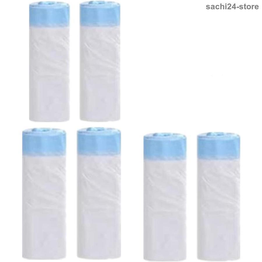 猫トイレ袋 猫砂袋 ねこトイレ用ゴミ袋 猫 自動トイレ用 ダストボックスにぴったりサイズ うんち袋 6ロ..