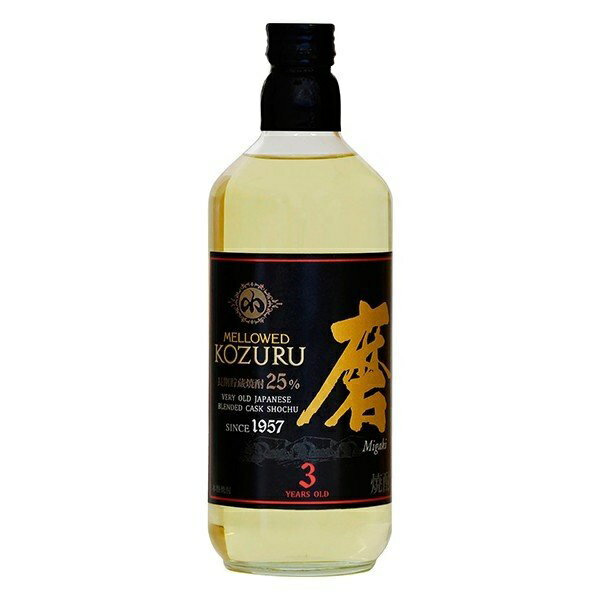 楽天いなげや楽天市場店送料無料 小正醸造 メローコヅル磨 25° 瓶 720ml×6本 ケース