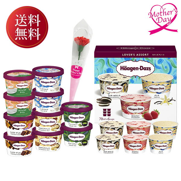 母の日 2023 プレゼント ギフト アイスクリーム スイーツ ハーゲンダッツ 母の日堪能セット 送料無料のサムネイル