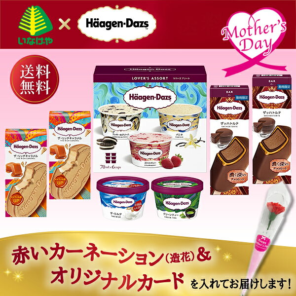 遅れてごめんね 母の日 プレゼント ギフト アイス スイーツ 食べ物 ハーゲンダッツ...