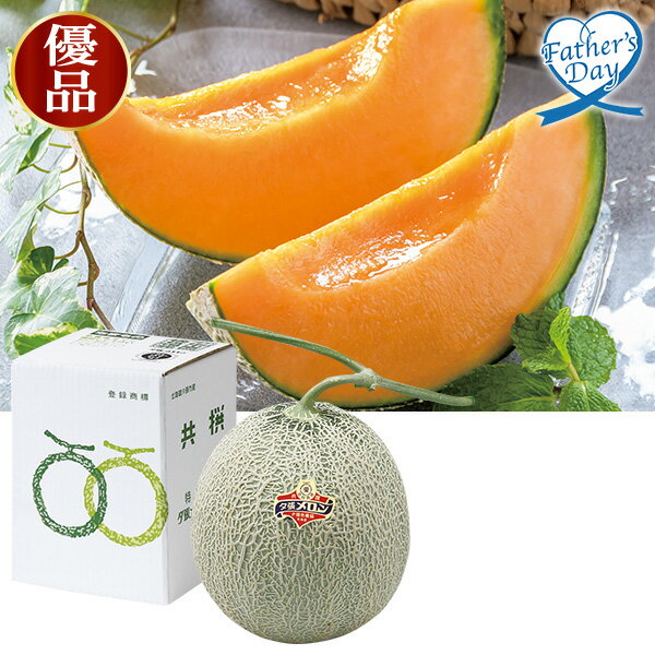 父の日 プレゼント ギフト フルーツ 食べ物 北海道夕張市産 JA夕張市 夕張メロン優品L 1玉 メッセージカード 父の日ギフト 父の日2026 送料無料 贈答用 詰め合わせ お取り寄せ 人気 高級 家族 両親 お祝い 御祝 お礼 御礼