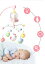 効果音付きの軽いベッドサイドベルタッチの赤ちゃん胎児の音回転する赤ちゃんのおもちゃ0-1歳のガラガラベッドベル