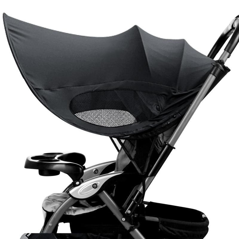 LIHAO ベビーカー 日除け カバー サンシェード 後付け 大型 AB型 通用型 暑さ対策 取り付 ...