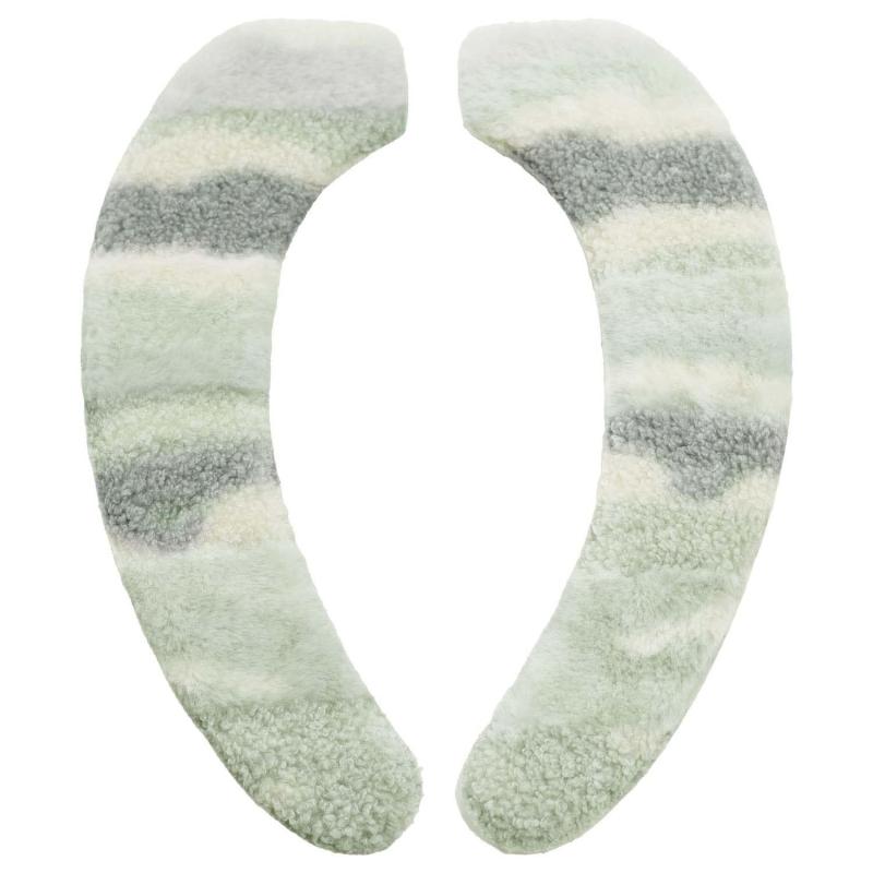 オカトー メリージェラート 貼るだけ 便座シート ミント 柔らかな肌触り 節電対策 洗える 抗菌・防臭・消臭加工