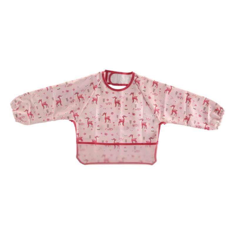 リッチェル おでかけランチくん 長袖お食事エプロン