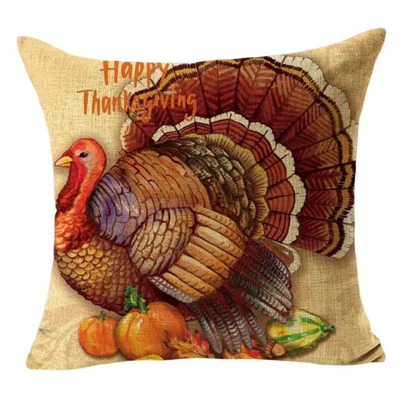 Thanksgiving 感謝祭 サンクスギビング 収穫 ピローケース 枕カバー クッションカバー 秋 アクセサリー..