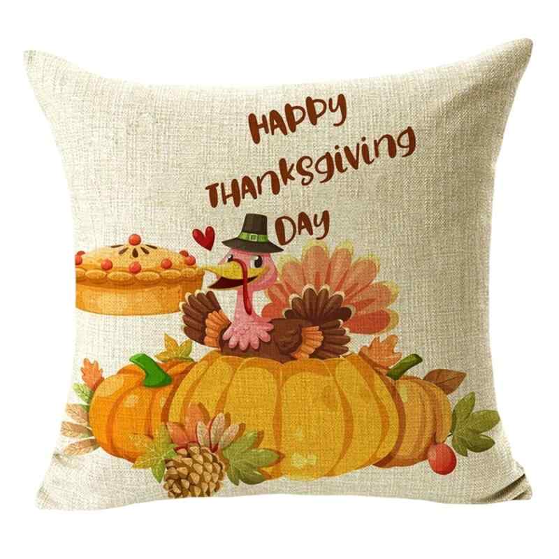 Thanksgiving 感謝祭 サンクスギビング 収穫 ピローケース 枕カバー クッションカバー 秋 アクセサリー..