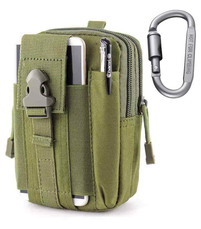 TSUCIA 多機能ポーチ ウエストバッグ 収納 マルチケース ベルト通し 撥水加工 旅行 アウトドア ハイキ..