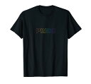 プライド バブル 文字 レインボー タンクトップ Tシャツ