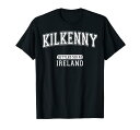 キルケニーアイルランド定住501 AD ヴィンテージアーチホワイト文字 Tシャツ