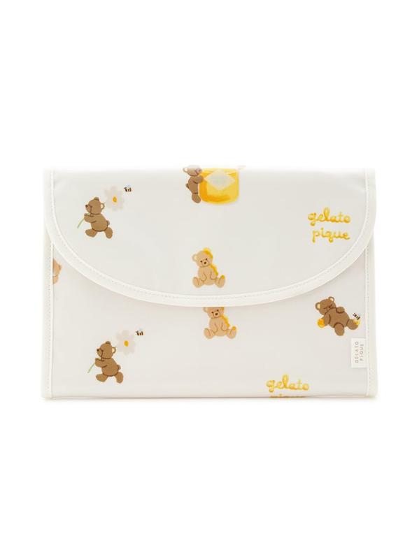 [ジェラート ピケ] はちみつベア柄母子手帳ケースL PWGG254697 レディース OWHT