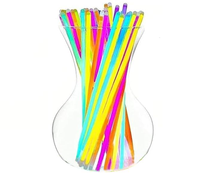 [Akunsz] 光るブレスレット 応援スティック 8色 100本セット蛍光ブレスレット ライトスティック 接続ジョイント付き glow sticks ライブ コンサートクリスマス 結婚式二次会 文化祭 花火大会 ハロ