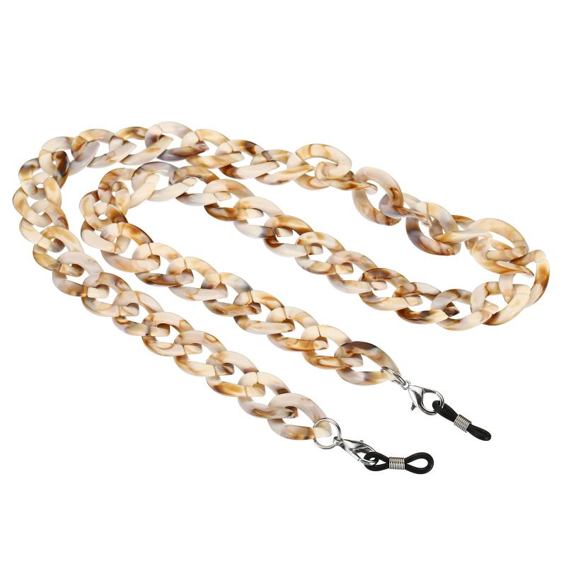 [PATIKIL] メガネホルダーチェーン 調整可能 メガネネックストラップ 紐安全ストラップ サングラスメガネリテーナー 男性用 女性用 ブラウン