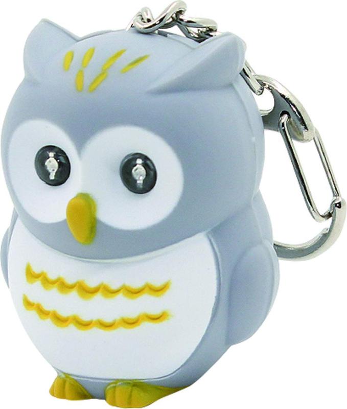 樂天商城 - シームーン キーホルダー ディーライト フクロウ グレー DL318