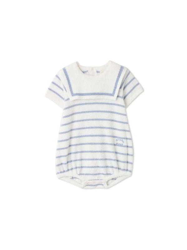 [ジェラート ピケ] BABYスムーズィーボーダーマリンロンパース PBNO242405