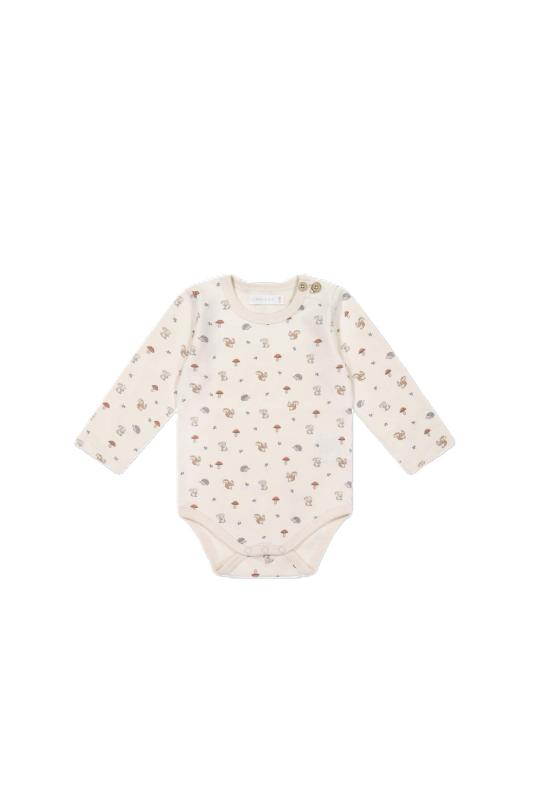 [ジェイミーケイ] OC長袖ボディスーツWoodland Friends JBCO245553 ベビー