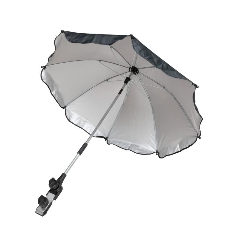 A-ITEM ベビーカー傘 ブラック ホワイト 赤ちゃん ベビーカー 取り付け アンブレラ 日よけ サンシェー..