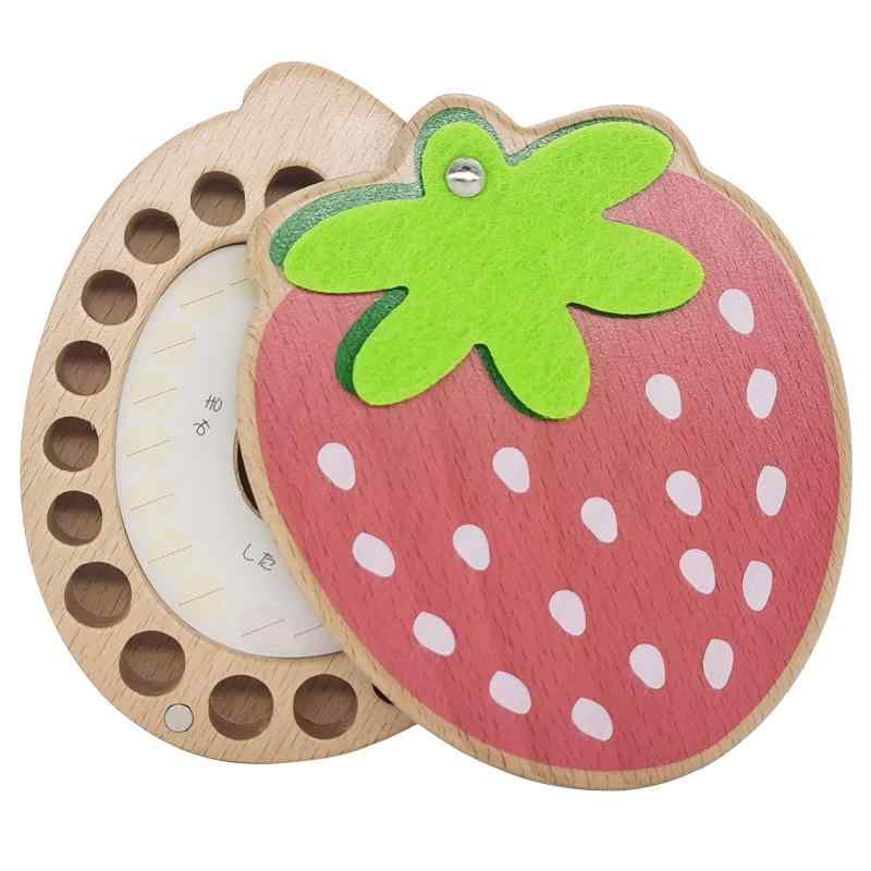 BOOFLYII 乳歯ケース 人気 乳歯 ケース 女の子 乳歯入れケース いちごの形 にゅうしけーす 誕生日祝い 子供 プレゼント メモリアルボッ..