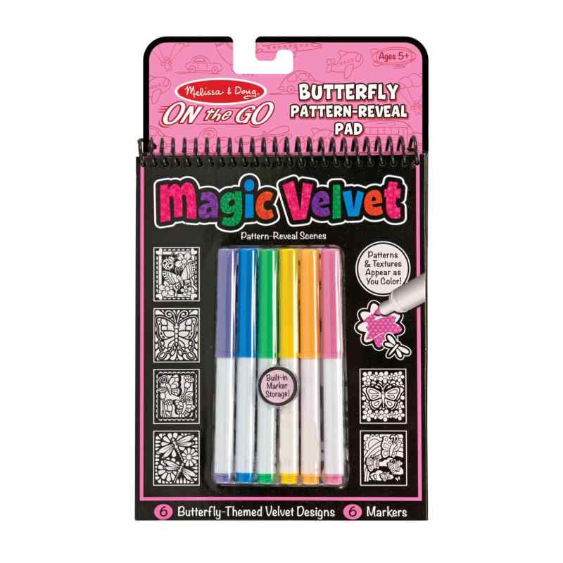 Rakuten - Melissa & Doug マジックベルベット パターン お披露目 - バタフライ