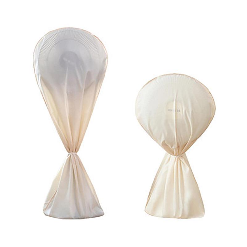 シンプルチョコ 扇風機カバー 全体覆える ヒーター 収納 ファンカバー ファスナー付き 防湿気 不織布