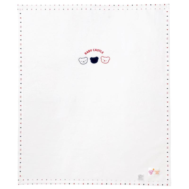 ベビー綿毛布 ミニサイズ 100×80cm トリコロール 日本製