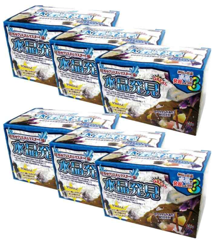 【6個セット+メッセージカード付】ノルコーポレーション 宝物発見シリーズ 水晶発見 TKZ-22-01