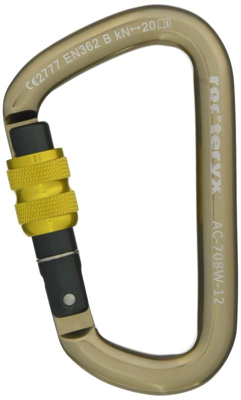 樂天商城 - roc'teryx(ロックテリクス) 登山 クライミング カラビナ ジュラルミン 30キロニュートン ジュラサーティースクリュー アンバー RTAC708W