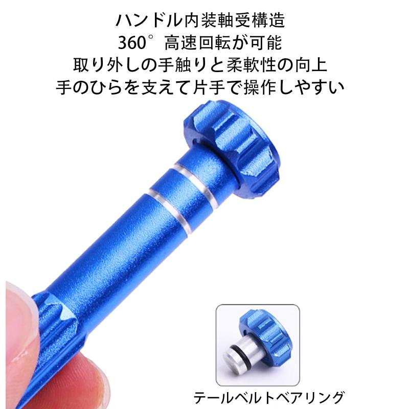 ピンバイス ハンドドリル 穴あけツール ドリルビット 小型 精密 電源不要 騒音なし 操作が簡単 収納しやすい 電子部品の取り付け、複数のガジェットの修理などに適している（ブルー） inasuteppu-10187640 イナノカショップ サンプル画像3