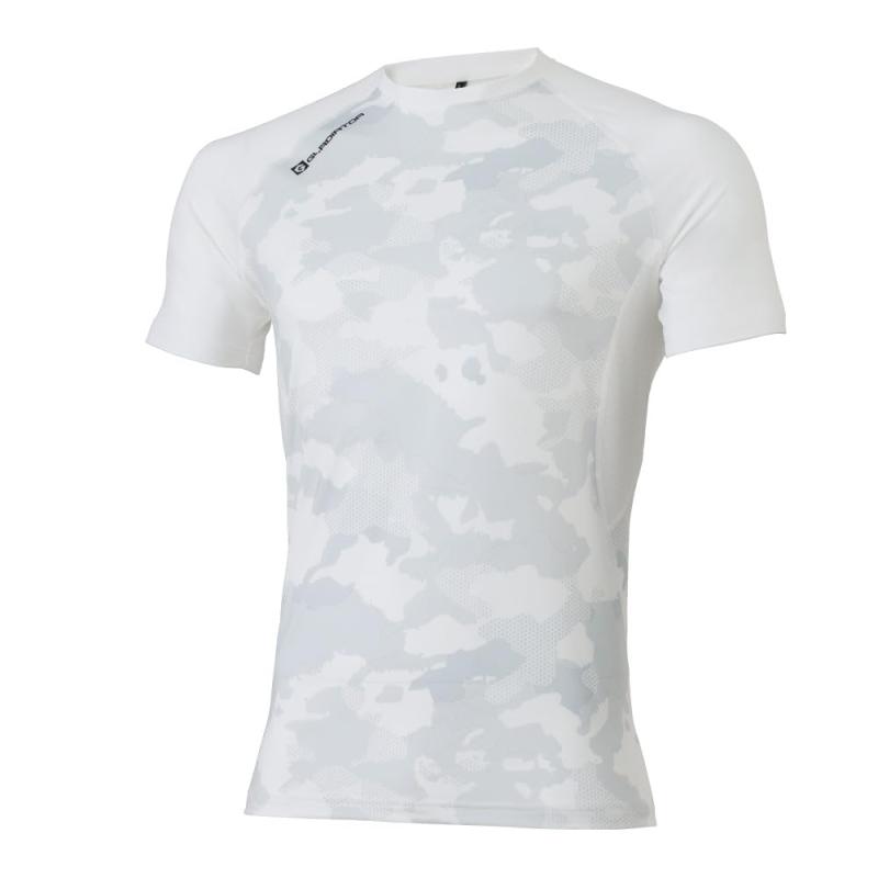 Rakuten - GLADIATOR(グラディエーター) G-817 ドライパワーサポート半袖 男女兼用 ホワイトカモ XL