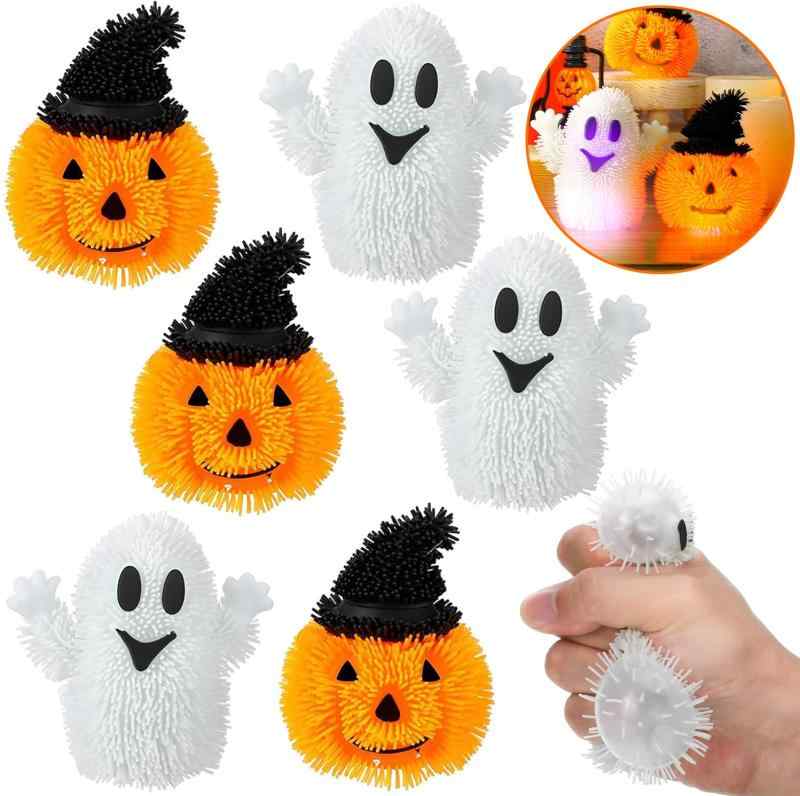 ハロウィン おもちゃ カボチャ 幽霊 玩具 12個セット スクイーズ玩具 ストレス解消 子供 可愛い シリコン 景品 置物 仕掛け ハロウィン 飾り 装飾 パーティー グッズ プレゼント ハロウィン inasuteppu-10241236 イナノカショップ サンプル画像2