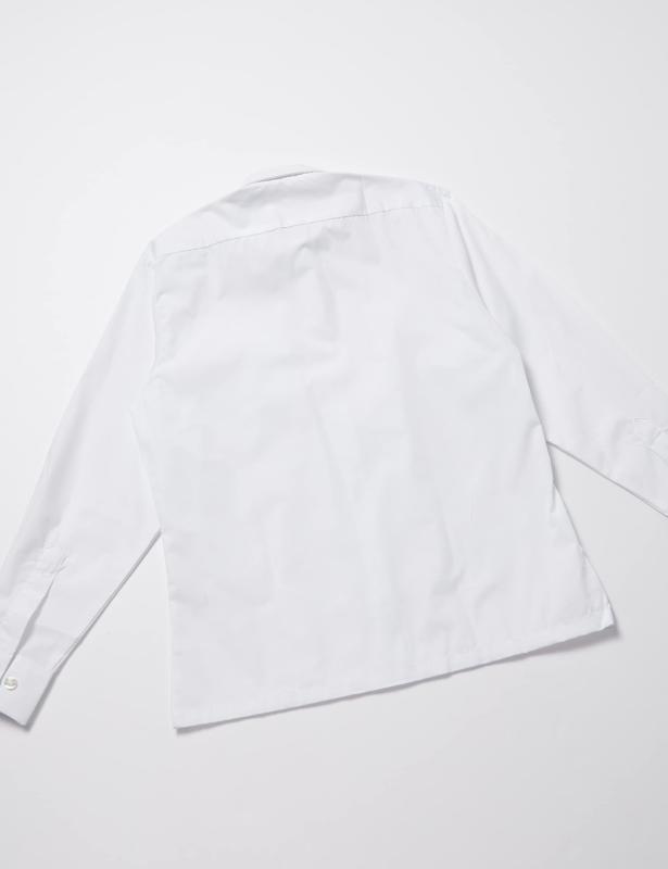 [キャッチ] スクールシャツ ガールズ 2-FL548531 ホワイト 150CM inasuteppu-10227351 イナノカショップ サンプル画像2