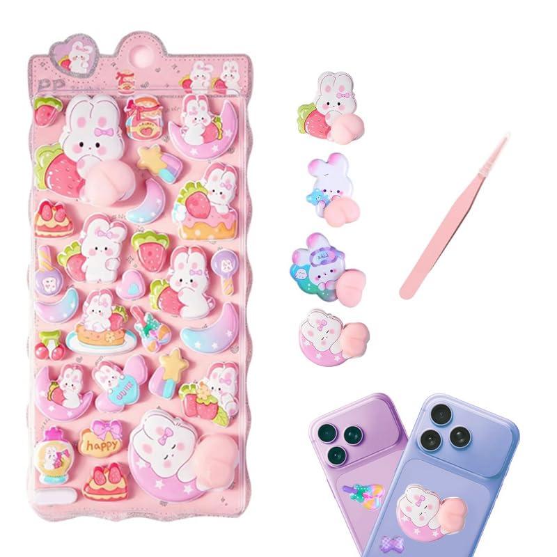 CAVENDIXU【2026 新型】ぷにぷに 3D 立体シール 動物の後ろ姿 肉球デザイン スクイーズ ご褒美シール パステルカラー 無糊残り 手帳デコ スマホケース 子供 女の子 ギフト inasuteppu-10252117 イナノカショップ パッケージ画像