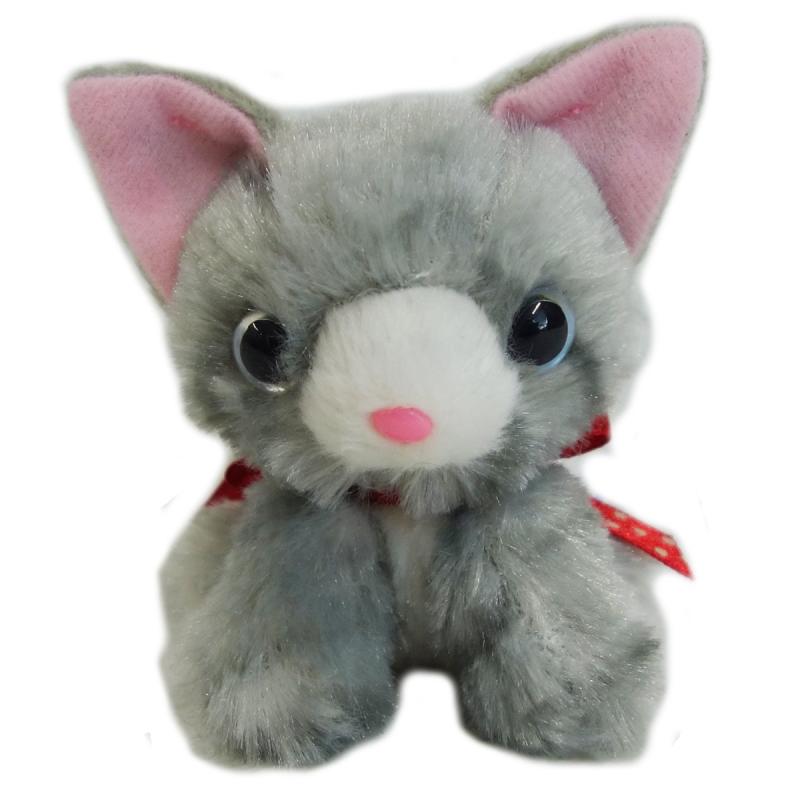 内藤デザイン いっしょがいいね猫 NEWマグネットマスコット グレー猫