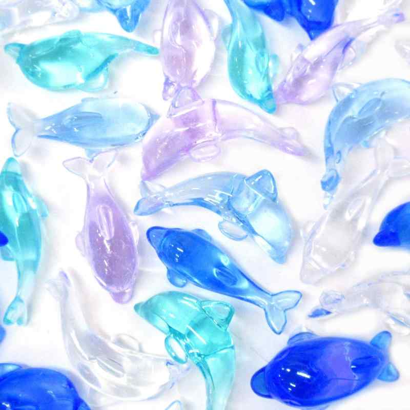 宝石すくい 縁日お祭り クラッシュアイス イルカ マリン 1kg(355pcs) 506-400355pcs入り