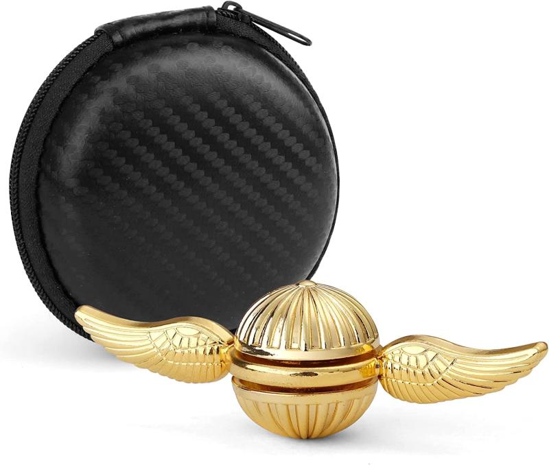 樂天商城 - アリング Golden Fidget ステンレススチール ギアスピナー キューブ 指先 回転コマ ストレ6歳以上に適しています