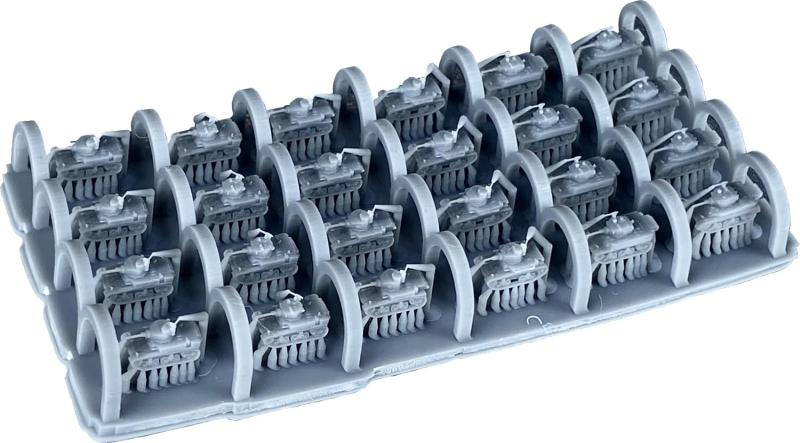 ファイヤースターター 1/700 アメリカ 軽戦車 セット 3Dプリンター製キット FS-US14 (軍用車両)