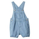 GAP(ギャップ) Gapbaby サロペット カバーオール ロンパース ベビー デニム チュニック 男の子 女の子 ウォッシュウェル ショートオール