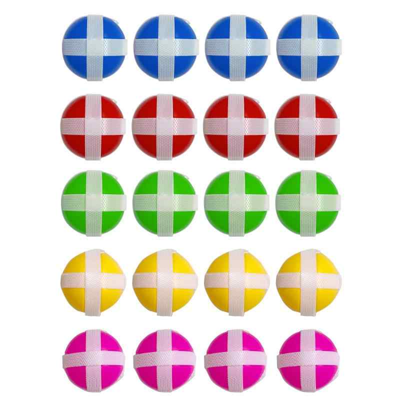 HAMILO カラーボール 射的 的当て くっつくダーツボール 5色 合計20個セット