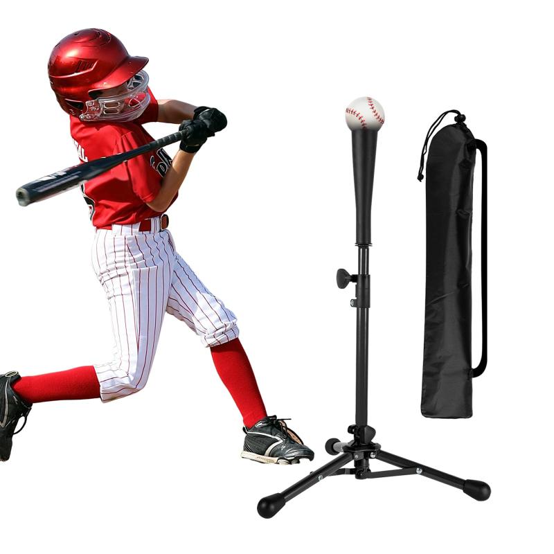 THCTYRP 野球子供バッティングティー、バッティング高さ無段階調整 ティースタンド 置きボールホルダー..