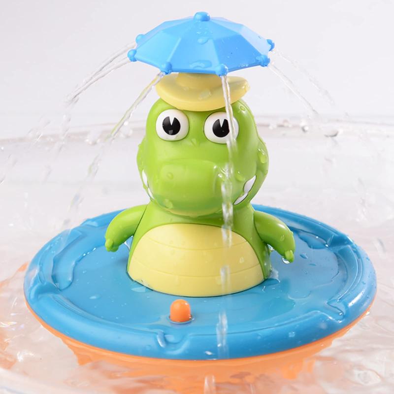 子供用ウォータースプリンクラーおもちゃ LED ライト付き 音楽再生 水用シャワーヘッド ベビーバスルー..