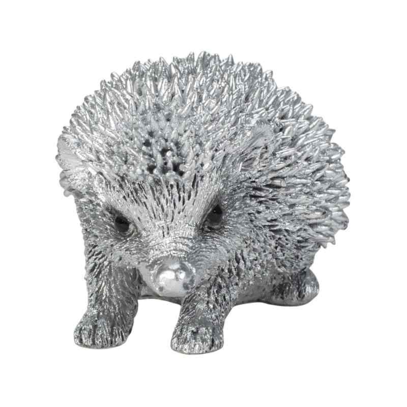 Rakuten - ウービア ハリネズミ シルバー 7.5×5×4.7cm 人形 フィギュア 置き物 アニマル 動物 ガーデン 装飾 ハリネズミ H20525-P13